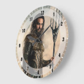 ジャスティスリーグ |戦場のアクアマン ラージ壁時計 (傾斜)