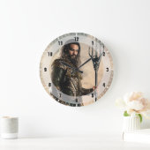 ジャスティスリーグ |戦場のアクアマン ラージ壁時計 (ホーム)