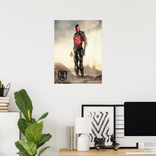 ジャスティスリーグ |戦場のサイボーグ ポスター (ホームオフィス)