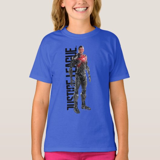 ジャスティスリーグ |戦場のサイボーグ Tシャツ (正面)