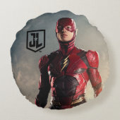 ジャスティスリーグ |戦場のフラッシュ ラウンドクッション (裏面)