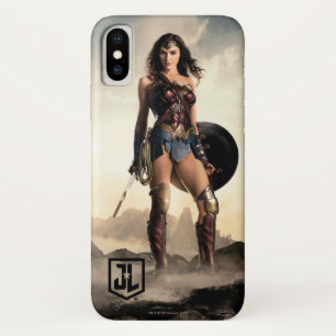 ジャスティスリーグ 戦場疑問に思の女性 iPhone X ケース