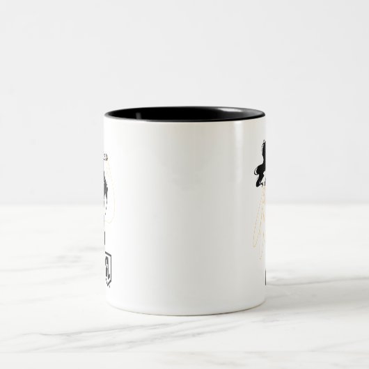 ジャスティスリーグ |投疑問に思げ縄芸術を持つポップ・アートの女性 ツートーンマグカップ (中央)