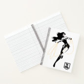 ジャスティスリーグ |投疑問に思げ縄芸術を持つポップ・アートの女性 ノートブック (内部)