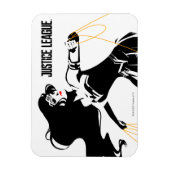 ジャスティスリーグ |投疑問に思げ縄芸術を持つポップ・アートの女性 マグネット (縦)