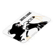 ジャスティスリーグ |投疑問に思げ縄芸術を持つポップ・アートの女性 マグネット (左側)