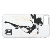 ジャスティスリーグ |投疑問に思げ縄芸術を持つポップ・アートの女性 Case-Mate iPhoneケース (裏面(横))