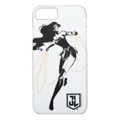 ジャスティスリーグ |投疑問に思げ縄芸術を持つポップ・アートの女性 Case-Mate iPhoneケース (裏面)