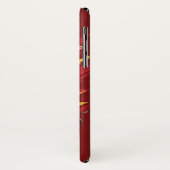 ジャスティスリーグ |男すごい、フラッシュ、バットマンバッジ Case-Mate iPhoneケース (裏面/左)