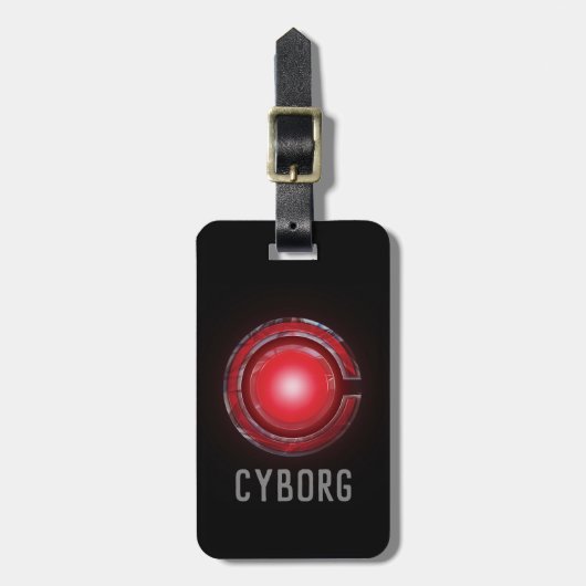 ジャスティスリーグ |白熱［赤熱］光を放つシンボル ラゲッジタグ (正面縦)