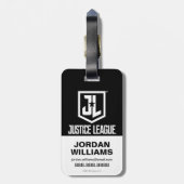 ジャスティスリーグ |白熱［赤熱］光を放つシンボル ラゲッジタグ (裏面縦)