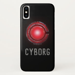 ジャスティスリーグ  白熱［赤熱］光を放つシンボル iPhone X ケース
