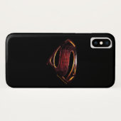 ジャスティスリーグ |金属製すごいの記号 Case-Mate iPhoneケース (裏面(横))