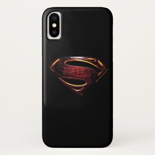 ジャスティスリーグ |金属製すごいの記号 Case-Mate iPhoneケース (裏面)
