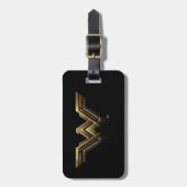 ジャスティスリーグ |金属製疑問に思の女性シンボル ラゲッジタグ (正面縦)