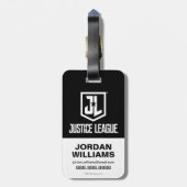 ジャスティスリーグ |金属製疑問に思の女性シンボル ラゲッジタグ (裏面縦)