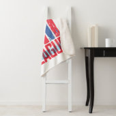 ジャスティスリーグ |青と赤のグループアーポップ・アートのト シェルパブランケット (インサイチュ)