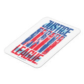 ジャスティスリーグ |青と赤のグループアーポップ・アートのト マグネット (左側)