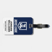 ジャスティスリーグ |青と赤のグループアーポップ・アートのト ラゲッジタグ (裏面横)