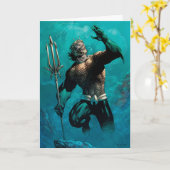 ジャスティスリーグ#10アクアマンドアースバリアント カード (黄色い花)