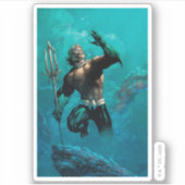 ジャスティスリーグ#10アクアマンドアースバリアント シール (正面)