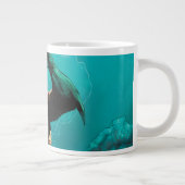 ジャスティスリーグ#10アクアマン溺死地球変異 ジャンボコーヒーマグカップ (右)