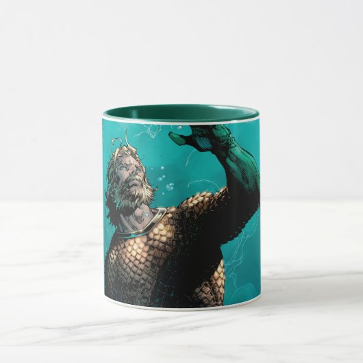 ジャスティスリーグ#10アクアマン溺死地球変異 マグカップ (中央)