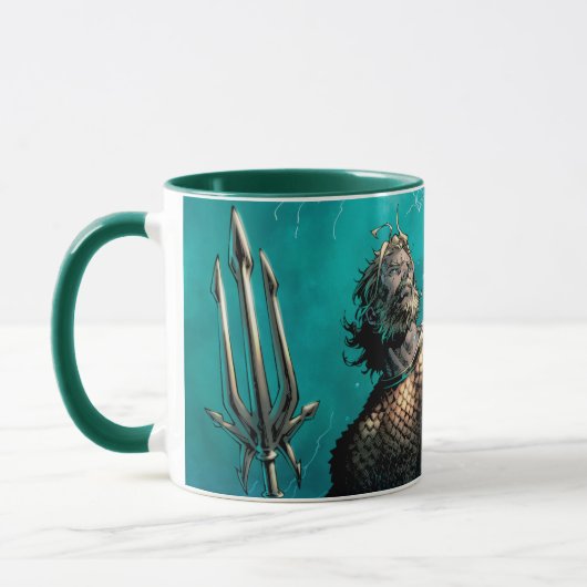 ジャスティスリーグ#10アクアマン溺死地球変異 マグカップ (左)