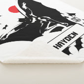 ジャスティスリーグ | Batman in Cloud of Aterts ポップ・アートの Art シェルパブランケット (3/4)