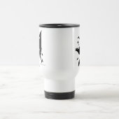 ジャスティスリーグ | Batman in Cloud of Aterts ポップ・アートの Art トラベルマグ (中央)