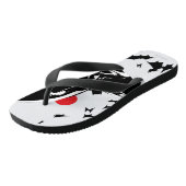 ジャスティスリーグ | Batman in Cloud of Aterts ポップ・アートの Art ビーチサンダル (アングル)