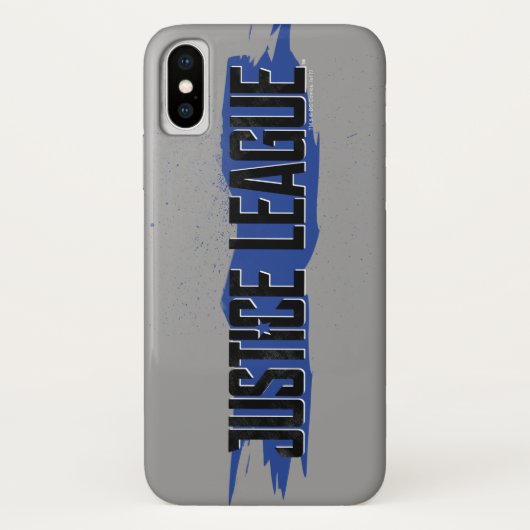 ジャスティスリーグ | Blue Stroke Justice Leagueロゴ Case-Mate iPhoneケース (裏面)