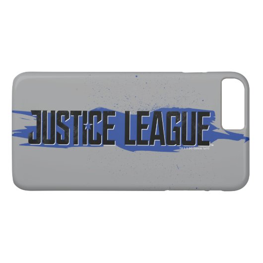 ジャスティスリーグ | Blue Stroke Justice Leagueロゴ Case-Mate iPhoneケース (裏面(横))