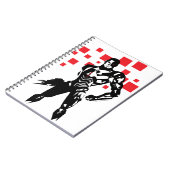 ジャスティスリーグ | Cyborg Digital Noir ポップ・アートの Art ノートブック (左側)