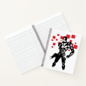 ジャスティスリーグ | Cyborg Digital Noir ポップ・アートの Art ノートブック (内部)