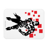 ジャスティスリーグ | Cyborg Digital Noir ポップ・アートの Art マグネット (横)