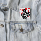 ジャスティスリーグ | Cyborg Digital Noir ポップ・アートの Art 缶バッジ (インサイチュ)