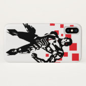 ジャスティスリーグ | Cyborg Digital Noir ポップ・アートの Art Case-Mate iPhoneケース (裏面(横))