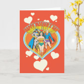 ジャスティスリーグ | Happy Mother's Day カード (黄色い花)