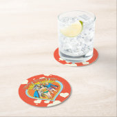 ジャスティスリーグ | Happy Mother's Day ラウンドペーパーコースター (インサイチュ)