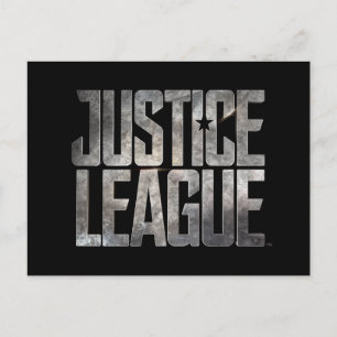 ジャスティスリーグ Justice Leagueメタリックロゴ ポストカード