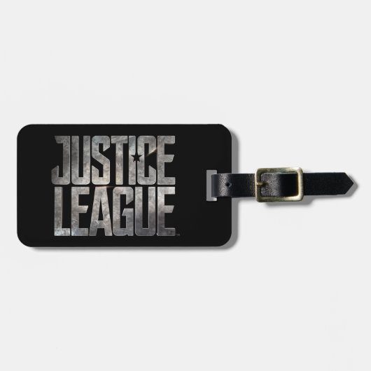 ジャスティスリーグ | Justice Leagueメタリックロゴ ラゲッジタグ (正面横)