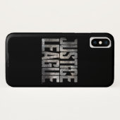 ジャスティスリーグ | Justice Leagueメタリックロゴ Case-Mate iPhoneケース (裏面(横))