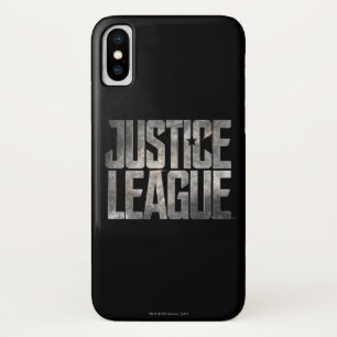 ジャスティスリーグ Justice Leagueメタリックロゴ iPhone X ケース