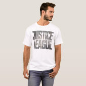 ジャスティスリーグ | Justice Leagueメタリックロゴ Tシャツ (正面フル)