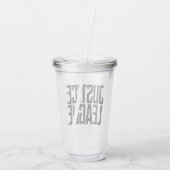 ジャスティスリーグ | Justice Leagueロゴ アクリルタンブラー (裏面)