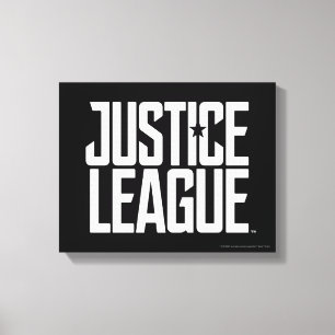ジャスティスリーグ Justice Leagueロゴ キャンバスプリント