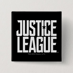 ジャスティスリーグ   Justice Leagueロゴ 缶バッジ
