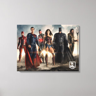 ジャスティスリーグ Justice League On Battlefield キャンバスプリント
