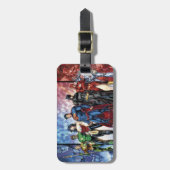 ジャスティスリーグ | New 52 Justice League Line Up ラゲッジタグ (正面縦)